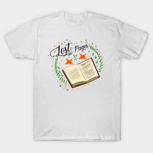 Lost in pages book art T-Shirt